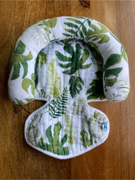 little unicorn Other - Infant Carseat Insert Head Support in Green Leaf Print